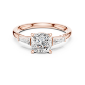 Bijou 1.42ct Cushion Cut Diamond Ring