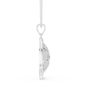 World Map Pendant — 1.06ct