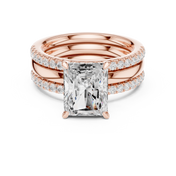 Titan 3.43ct Radiant Cut Diamond Ring