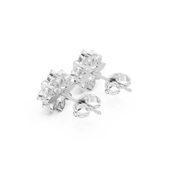 Pia Diamond Solitaire Stud Earrings
