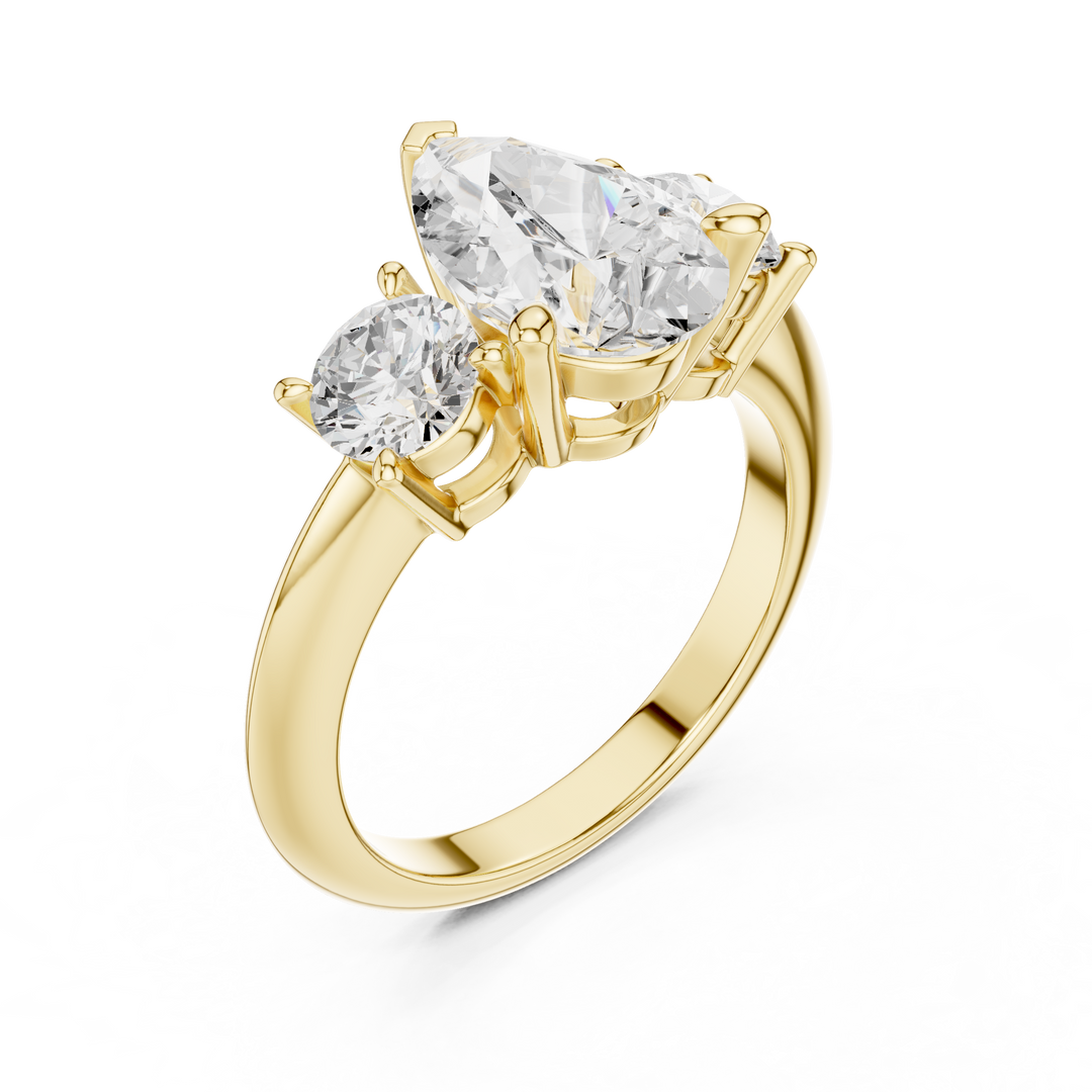 Poire 2.50ct Pear Shape Diamond Engagement Ring