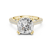 Summit 3.68ct Cushion Cut Diamond Ring