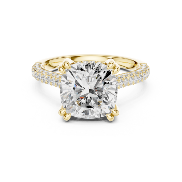 Summit 3.68ct Cushion Cut Diamond Ring