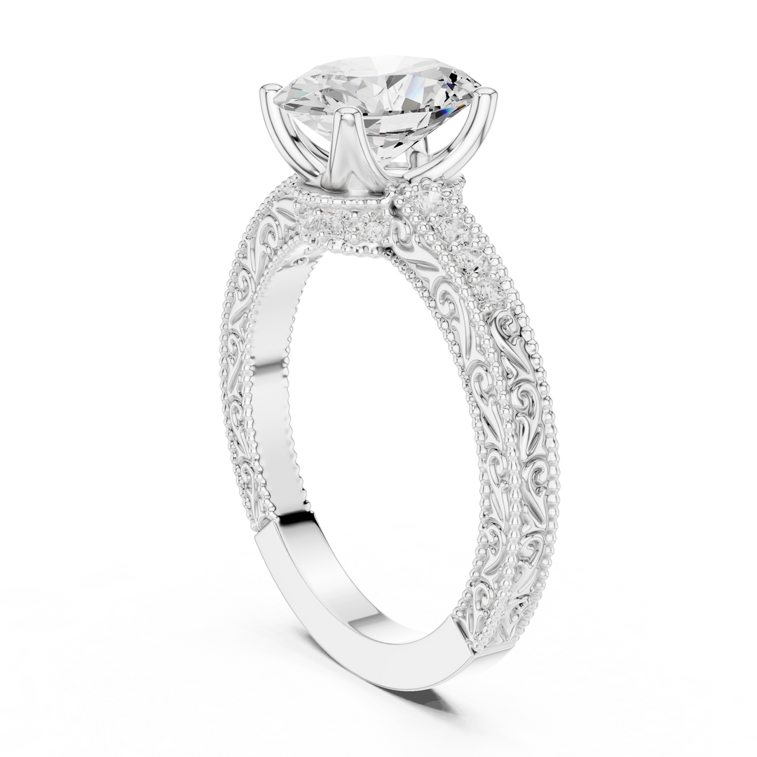 Horizon 2.00ct Oval Diamond Three-Stone Ring