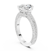 Horizon 2.00ct Oval Diamond Three-Stone Ring