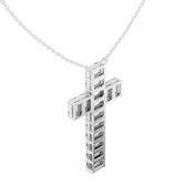 Diamond Cross Pendant — 7.00ct
