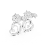 Solara Diamond Halo Stud Earrings