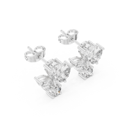 Sona Diamond Solitaire Stud Earrings