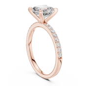 Hera 2.00ct Asscher Cut Diamond Engagement Ring