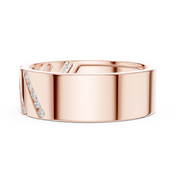 Channel Eternity Mens Ring — 0.25ct