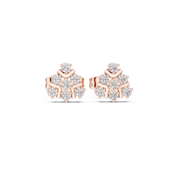Lumen Diamond Solitaire Stud Earrings