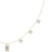 Botanical Leaf Pendant Necklace — 1.73ct