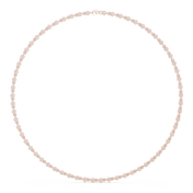 Bezel Tennis Necklace — 4.16ct