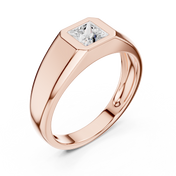 Princess Signet Mens Ring — 0.50ct