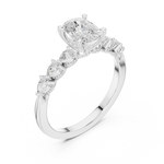 Load image into Gallery viewer, Velour 2.00ct Cushion Cut Diamond Pavé Ring
