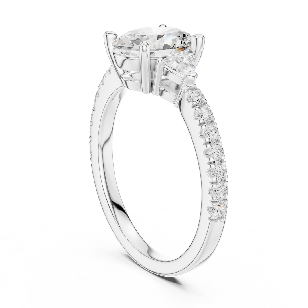 Serenity Oval Diamond Ring