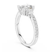 Serenity Oval Diamond Ring