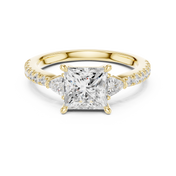 Sophia Princess Cut Diamond Ring