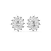 Zara Diamond Halo Stud Earrings