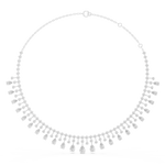 Load image into Gallery viewer, Grand Pear Fringe Necklace — 13.54ct

