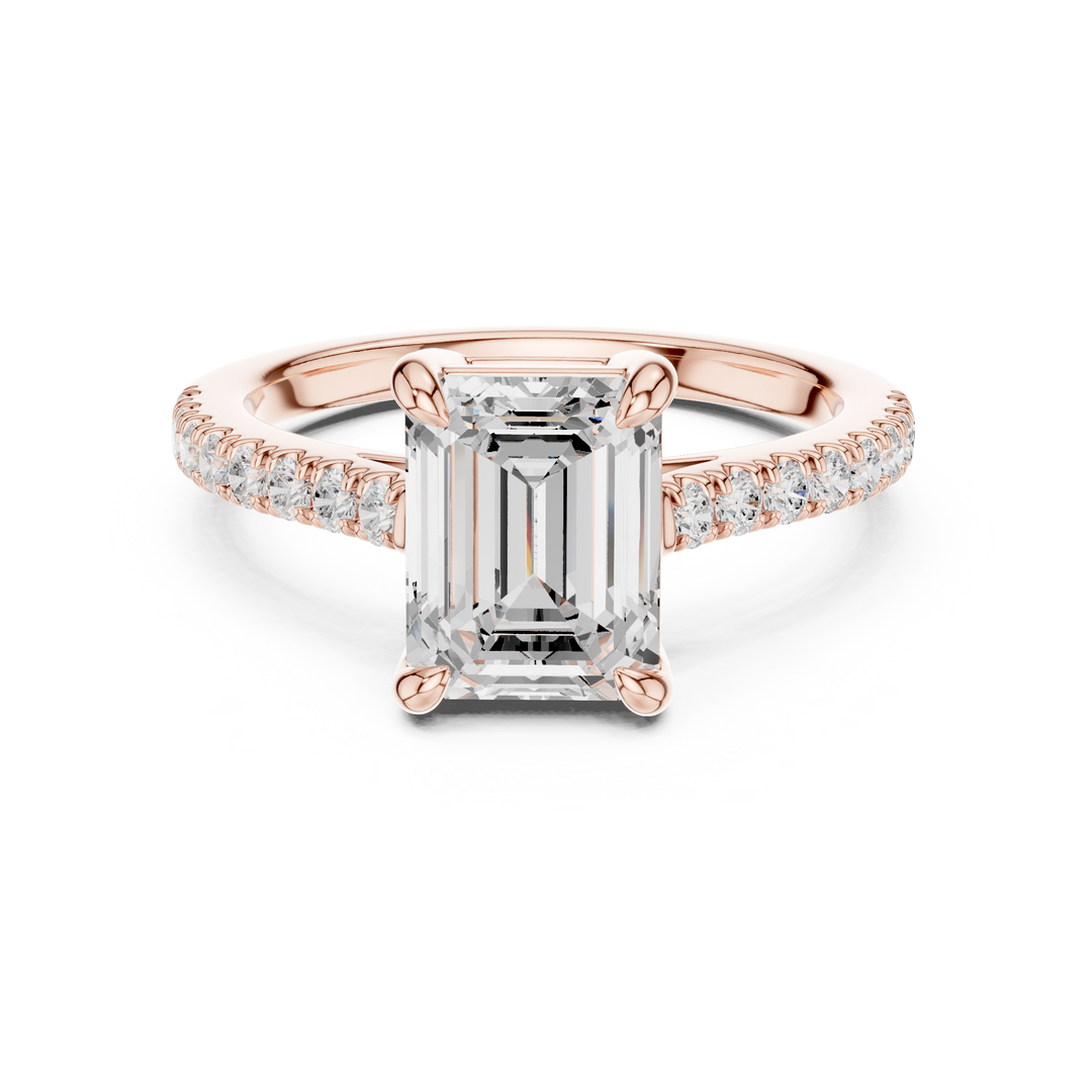 Vivienne 2.00ct Emerald Cut Diamond Ring