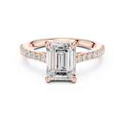 Vivienne 2.00ct Emerald Cut Diamond Ring