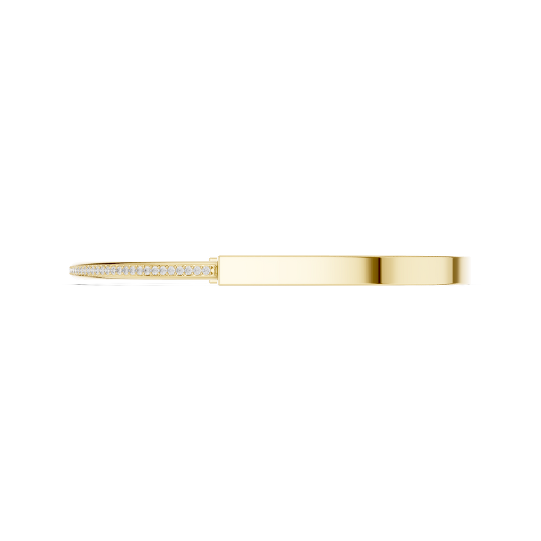 Minimalist Bangle Men's Bracelet — 0.55ct