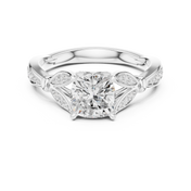 Velvet 1.27ct Cushion Cut Diamond Ring