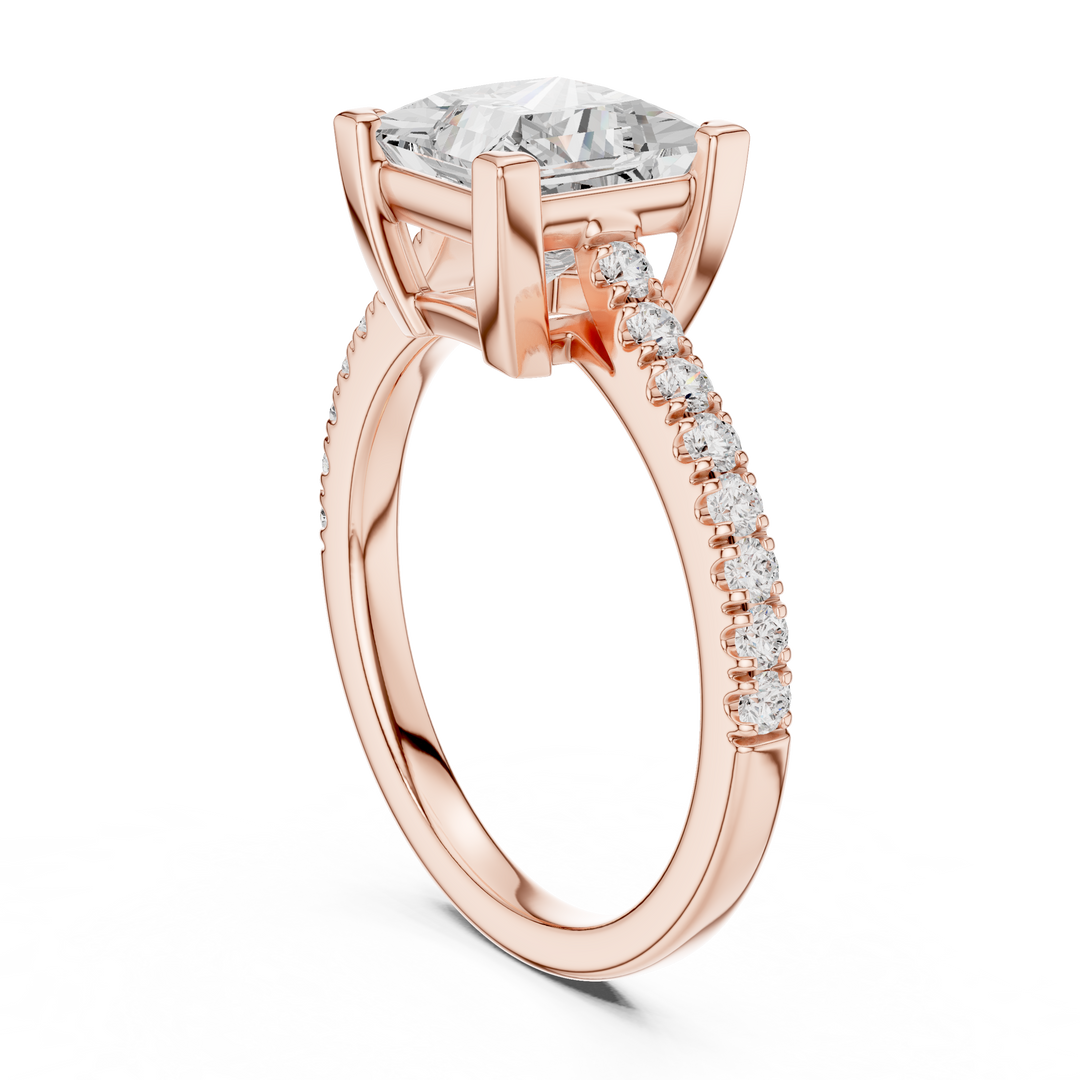 Reina 2.00ct Princess Cut Diamond Engagement Ring