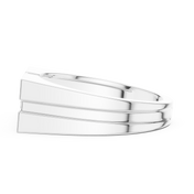 Geometric Cluster Mens Ring — 0.22ct