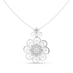 Load image into Gallery viewer, Ornate Scroll Pendant — 1.03ct
