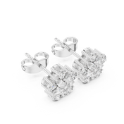 Nyla Diamond Solitaire Stud Earrings