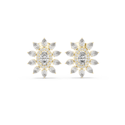 Diya Diamond Halo Stud Earrings