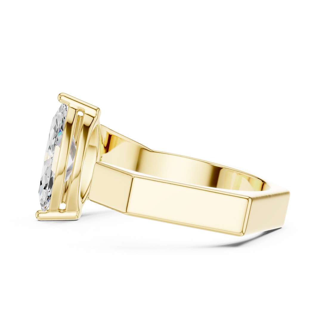 Marquise Statement Mens Ring — 1.00ct