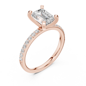 Eden 2.00ct Emerald Cut Diamond Ring