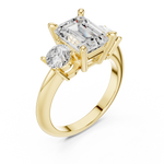 Load image into Gallery viewer, Empress 2.50ct Emerald Cut Diamond Ring

