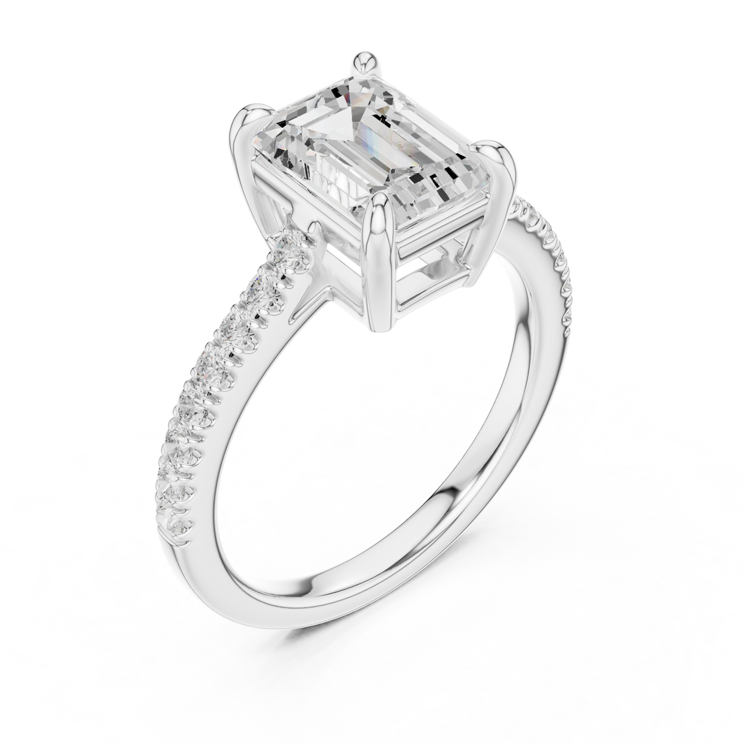 Vivienne 2.00ct Emerald Cut Diamond Ring