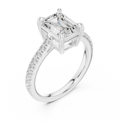 Vivienne 2.00ct Emerald Cut Diamond Ring