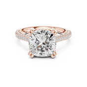 Summit 3.68ct Cushion Cut Diamond Ring