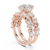 Raindrop 1.60ct Pear Shape Diamond Ring