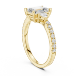Load image into Gallery viewer, Vivian Emerald Cut Diamond Ring
