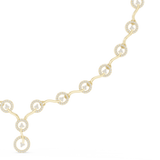Circular Link Station Necklace — 1.47ct