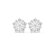 Seraphine Diamond Halo Stud Earrings