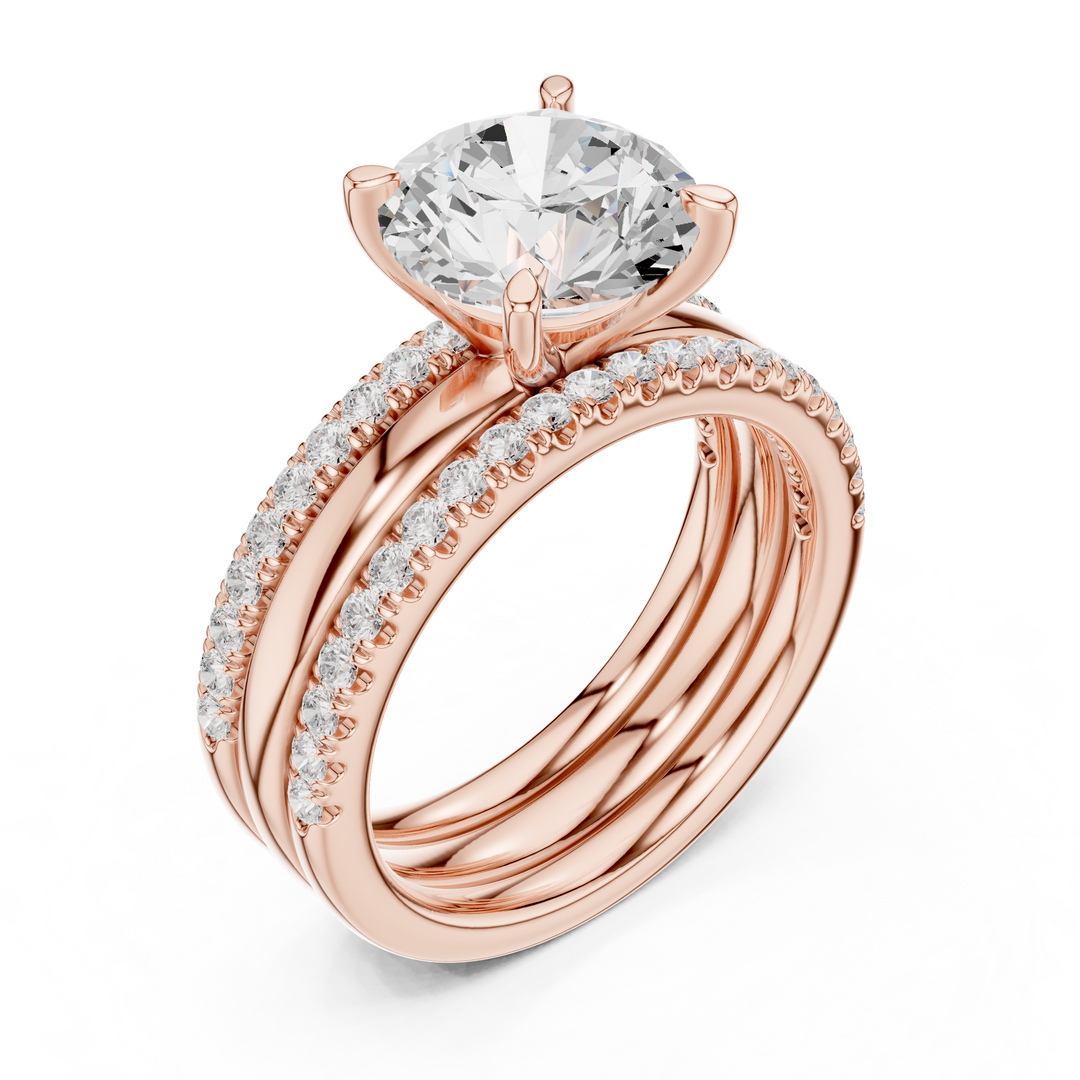 Solstice 2.85ct Round Brilliant Diamond Ring