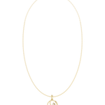 Load image into Gallery viewer, Open Circle Pendant Necklace — 0.09ct
