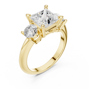 Pinnacle 2.50ct Princess Cut Diamond Ring