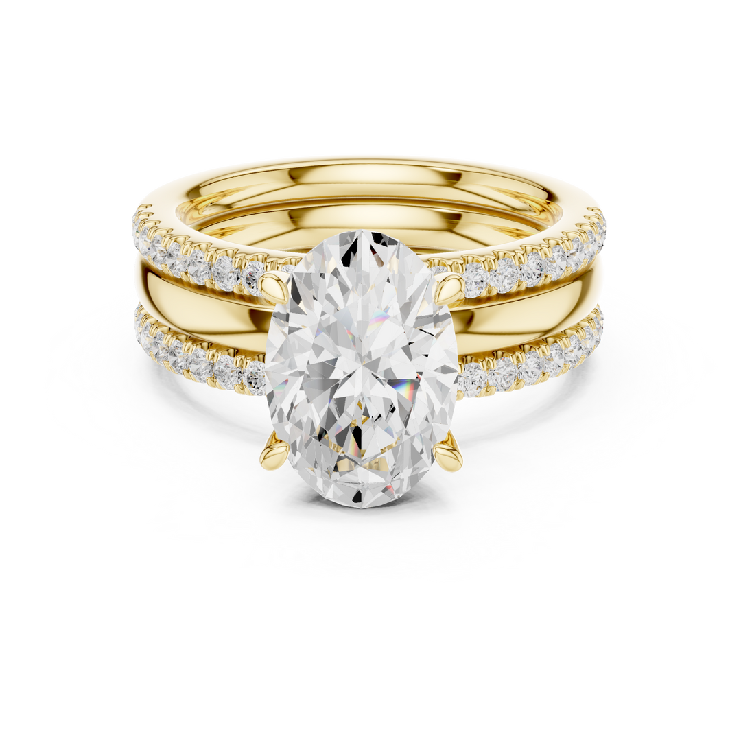 Neptune 3.63ct Oval Diamond Ring