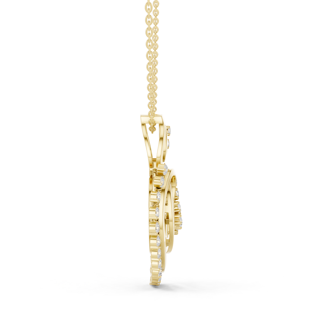 Scatter Heart Pendant — 0.81ct