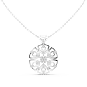 Sunburst Lattice Pendant — 0.79ct