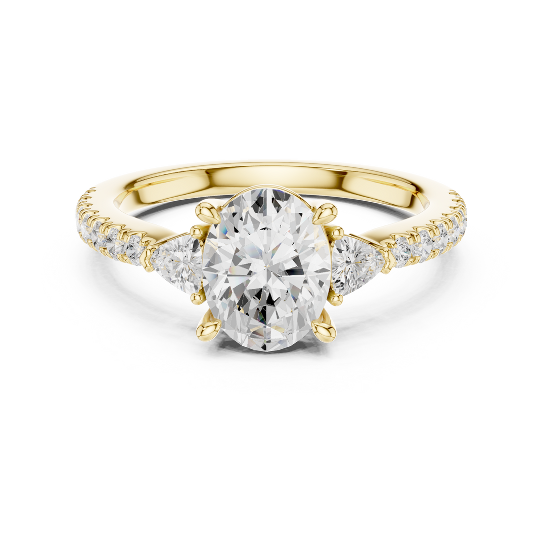 Serenity Oval Diamond Ring